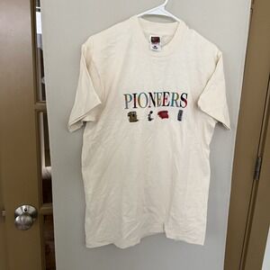 Fruit Of‎ The Loom Womens Medium Single Stitch Vintage 90's Short Sleeve T-Shirt